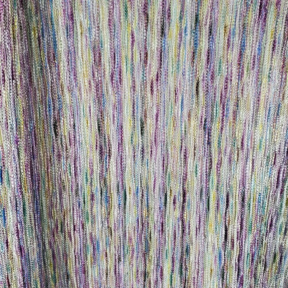 Linda Lundström Multicolor One Size Open Drape Cardigan Tunic Sweater Lavender - Picture 8 of 8